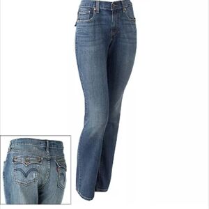 Levi’s 515 Boot Cut Embellished Pocket  Regular women's jeans size 6